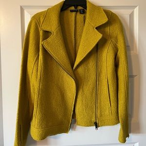 NWT Tahari wool motorcycle jacket size XS